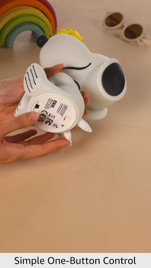 Amazon.com: Grupo Erik Snoopy Lamp | Night Light, Kids Lamp, Desk